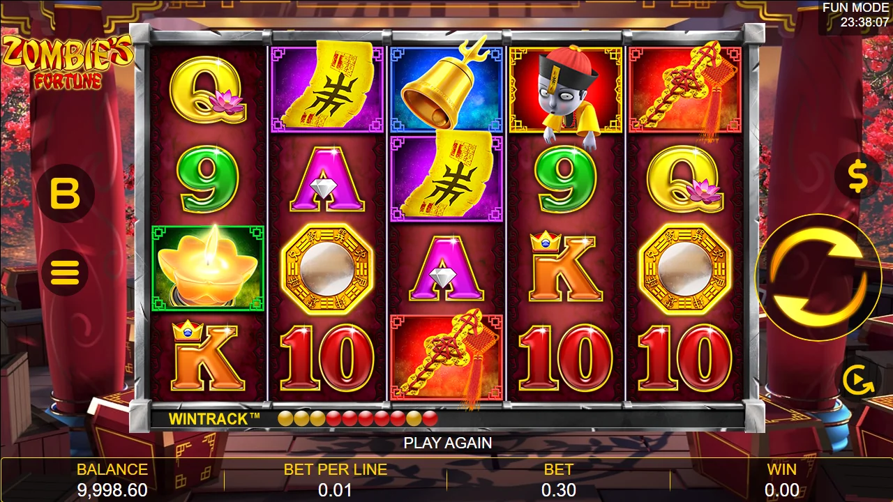 Zombie's Fortune — Grunnspillet med hjulene i ro