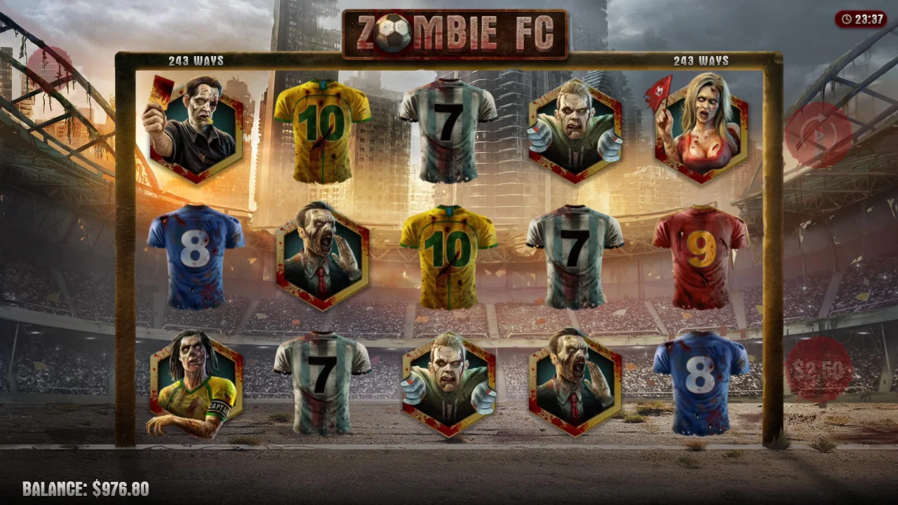 Zombie FC — Grunnspillet med hjulene i ro