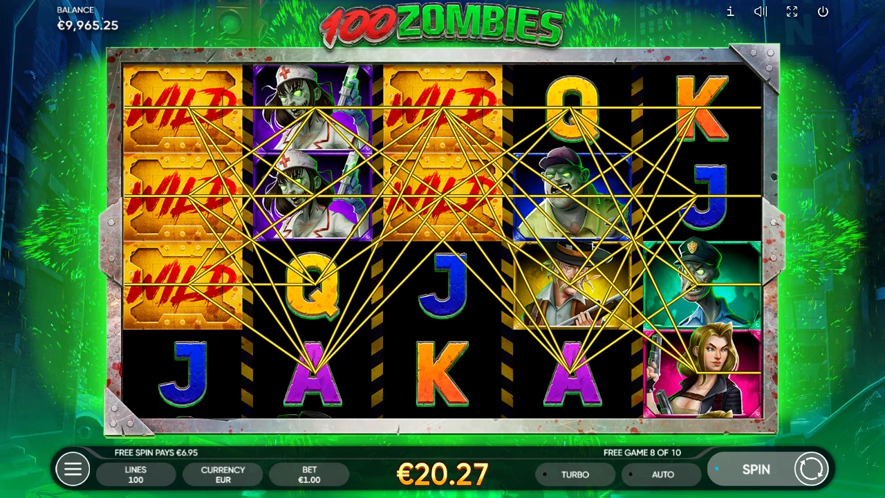 100 Zombies — Bonusrunden er i gang
