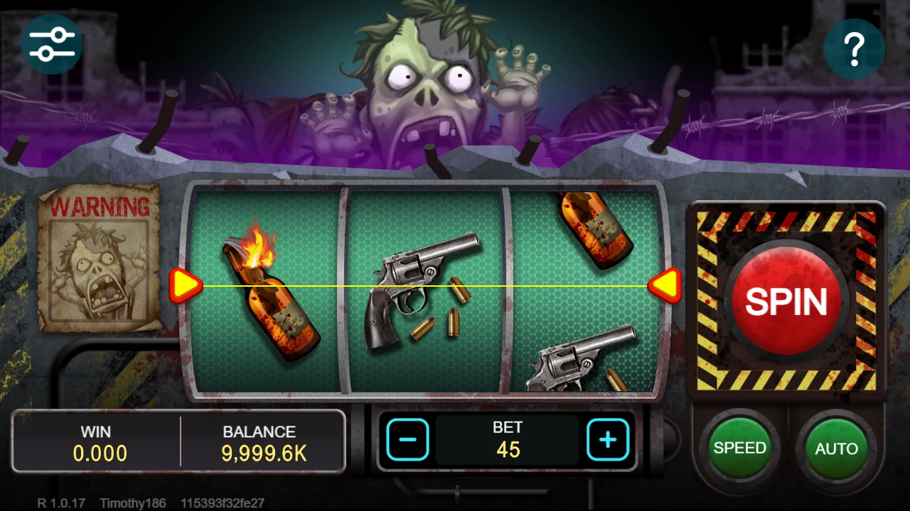 Zombie Killer — Grunnspillet med hjulene i ro
