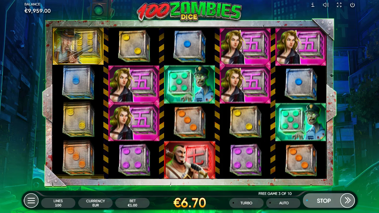100 Zombies Dice — Bonusrunden er i gang