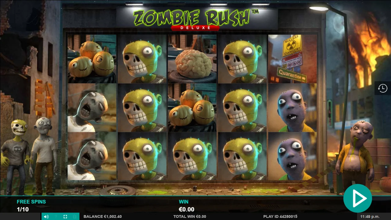 Zombie Rush — Bonusrunden er i gang