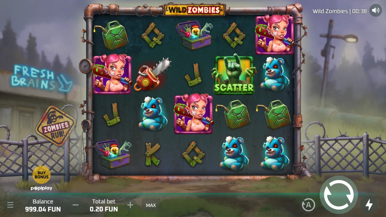 Wild Zombies — Grunnspillet med hjulene i ro