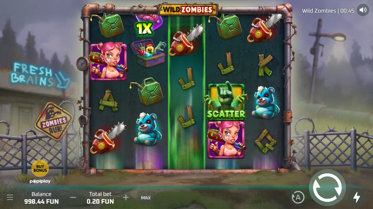 Wild Zombies — Bonusrunden er i gang