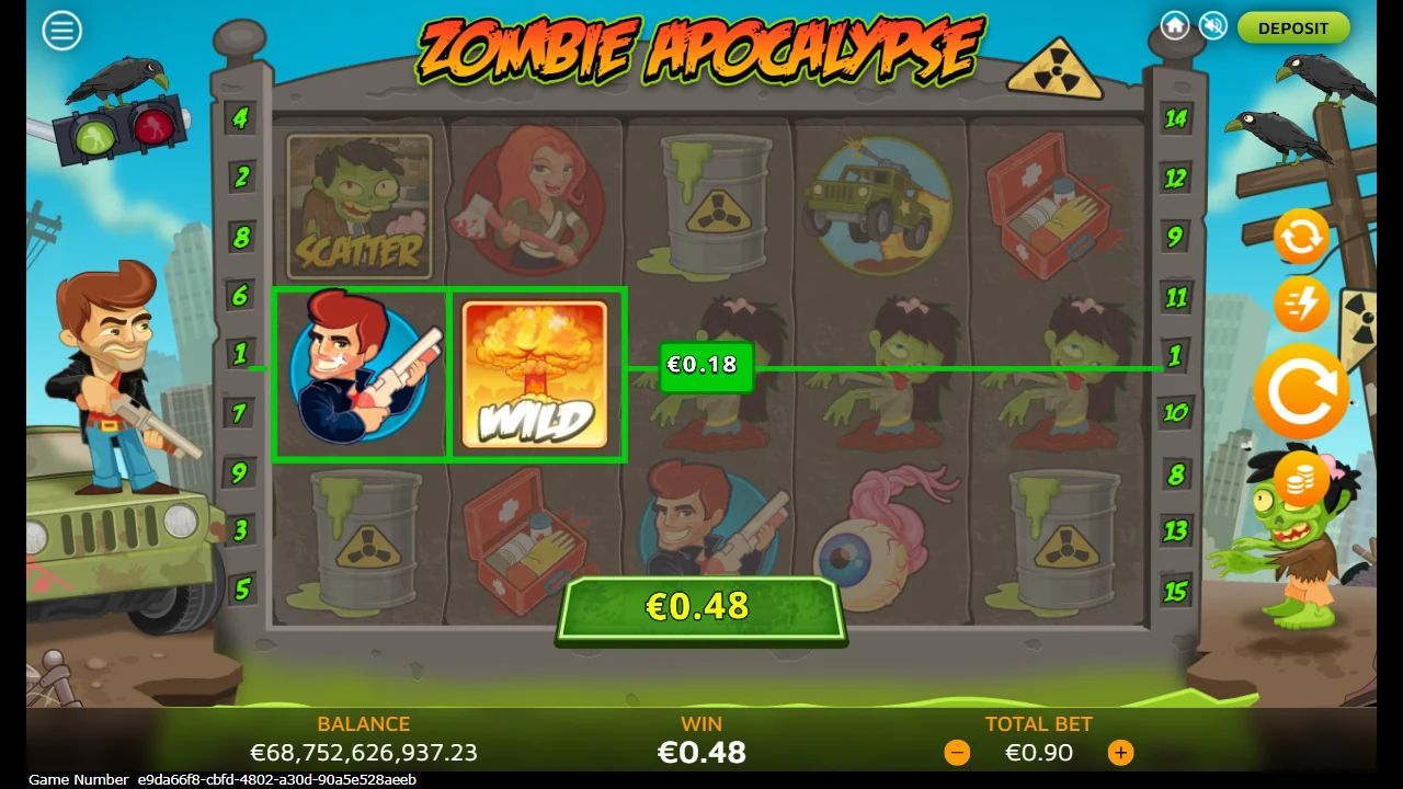Zombie Apocalypse — En gevinstkombinasjon avregnes